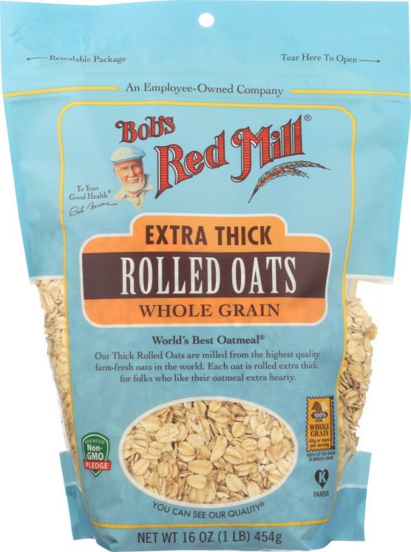 BOBS RED MILL: Extra Thick Rolled Oats, 16 oz Online Sale