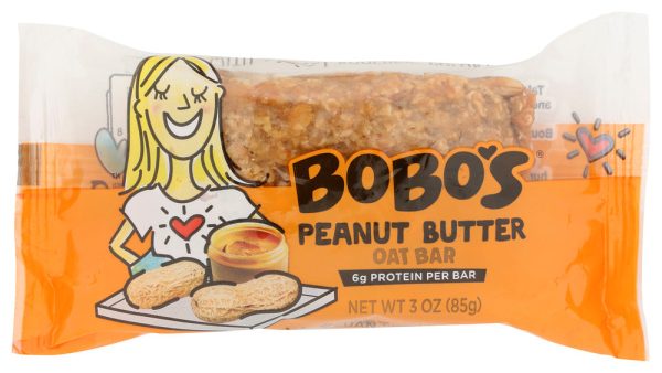 BOBO S OAT BARS: All Natural Bar Peanut Butter, 3 oz Online Hot Sale
